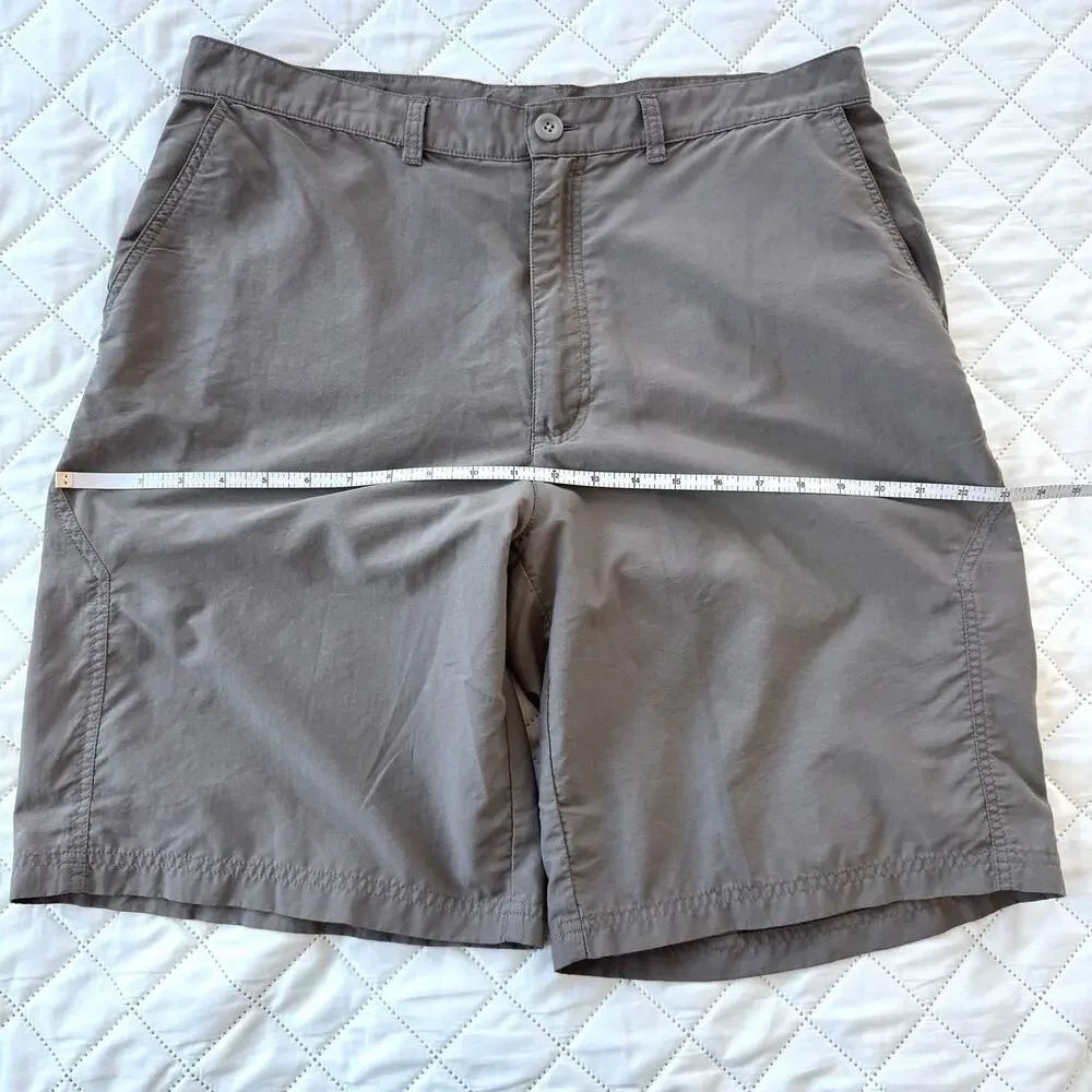 Patagonia Men’s Hiking Travel Shorts 36 Gray Nylon Stretch Outdoor Trail Casual